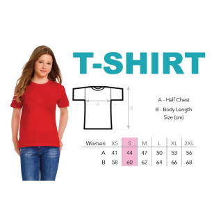T-Shirt modèle femme S avec logo de l'école - MPB