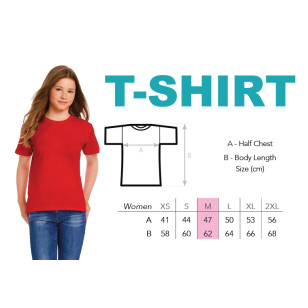 T-Shirt modèle femme M avec logo de l'école - MPB